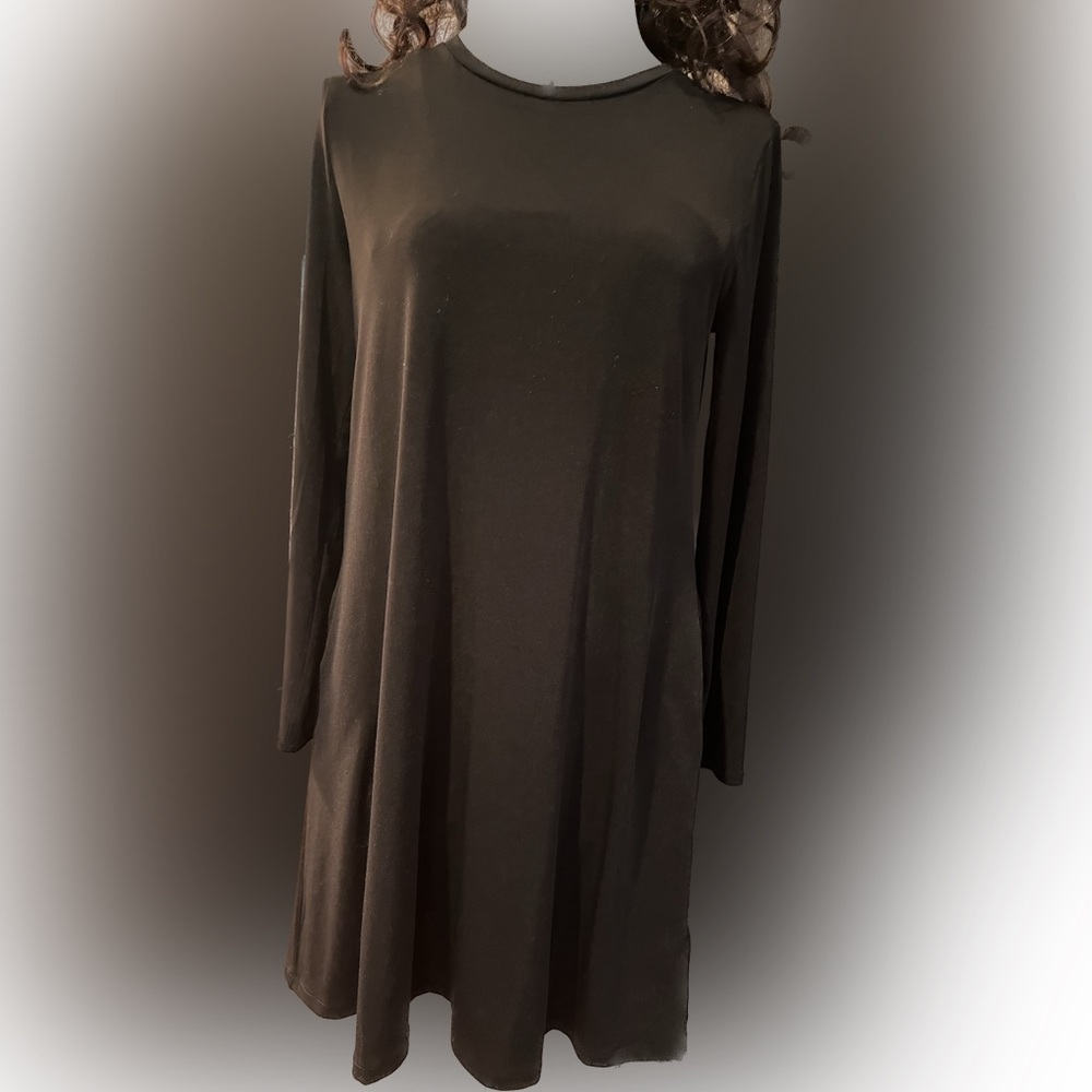 Black J. Crew Knit Dress